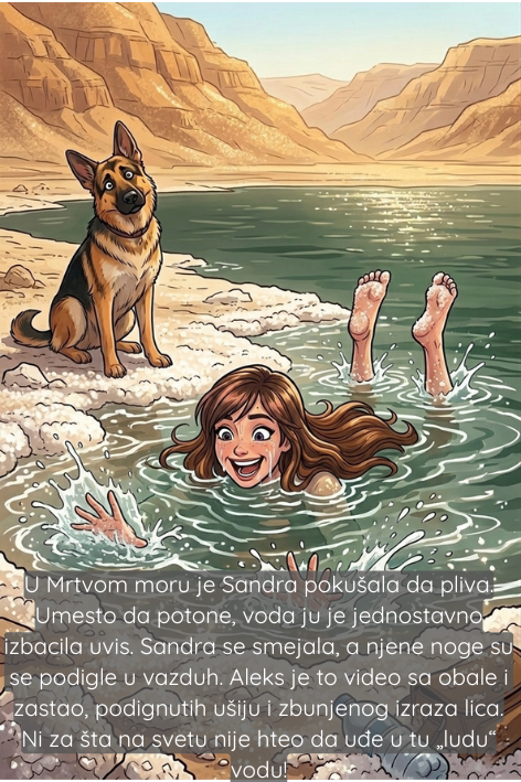 Ilustrovana bajka, Jordan, Sandra i Aleks na putu oko sveta